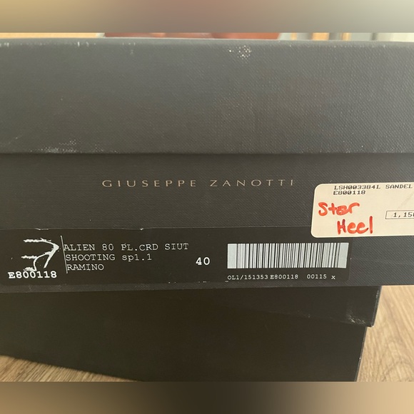 Giuseppe Zanoti Shooting Star Heel Rose Gold EU 40 / US 10) - Picture 4 of 9